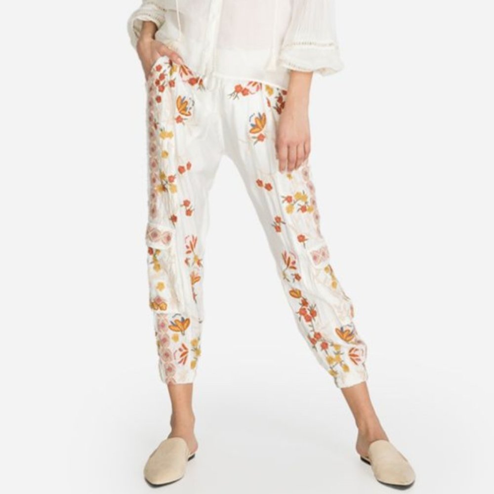 NWT Johnny Was Primavera Cupra Pant